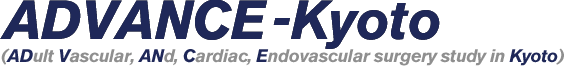 ADVANCE - Kyoto (ADult Vascular, ANd, Cardiac, Endovascular surgery study in Kyoto)